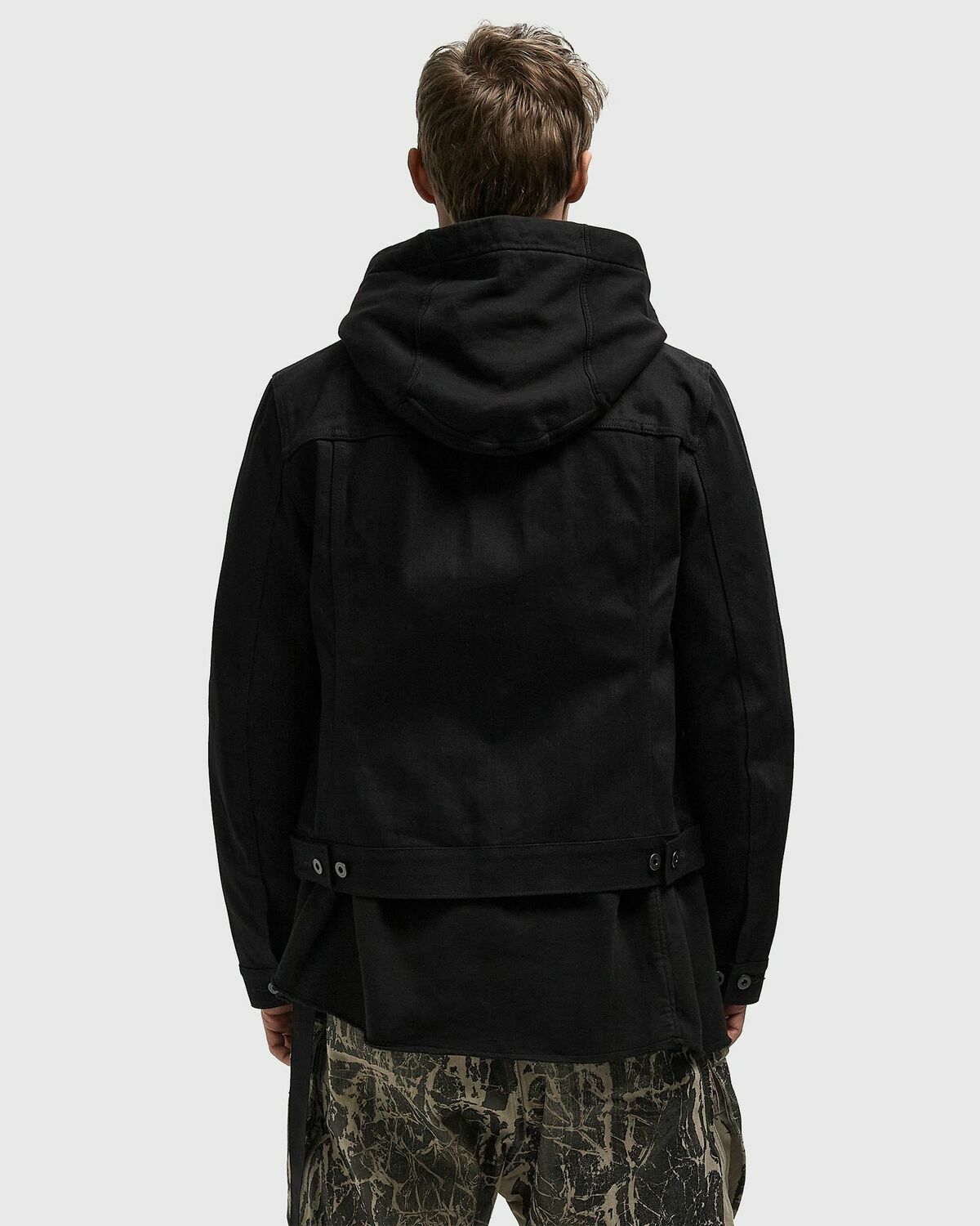 Rick Owens TRUCKER JACKET Black Mens Denim Jacket