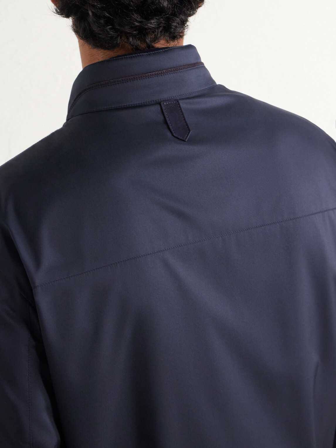 Canali - Reversible Shell Bomber Jacket - Blue