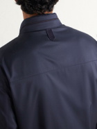 Canali - Reversible Shell Bomber Jacket - Blue
