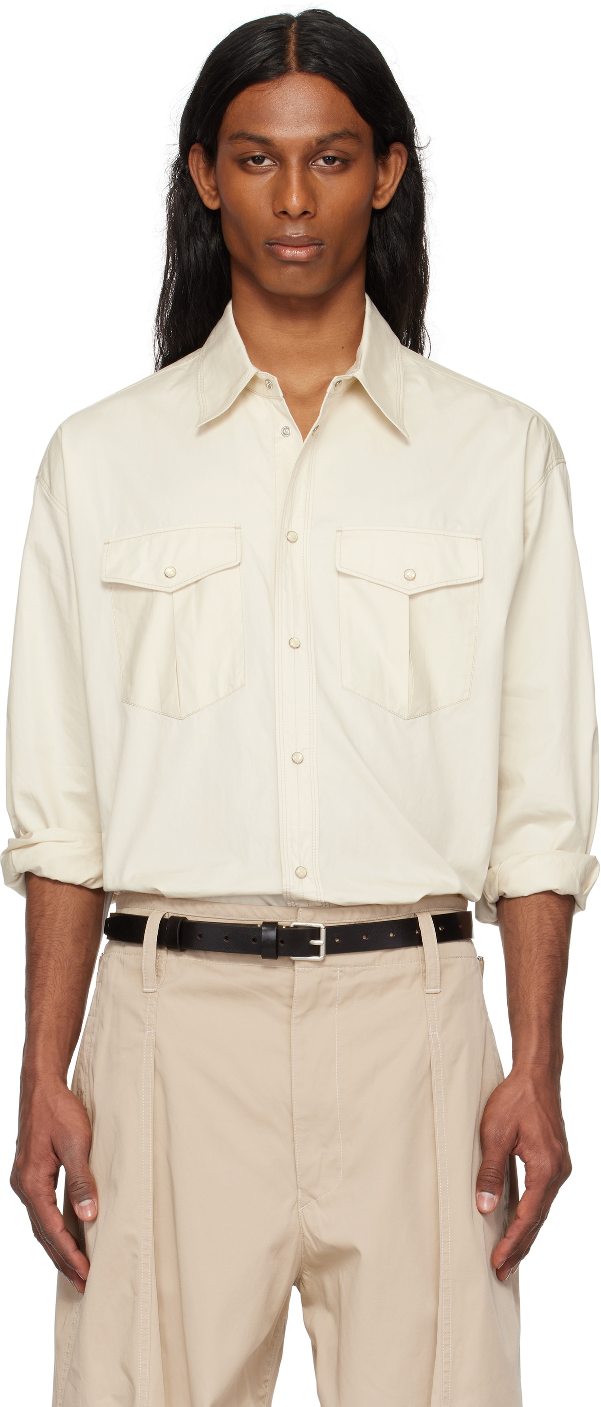 LEMAIRE Off-White Western Shirt Lemaire