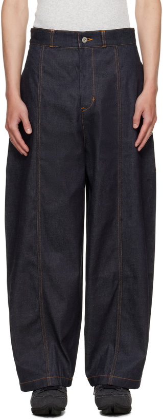 Photo: SAGE NATION Navy Welt Jeans