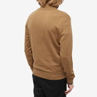 Fred Perry Authentic Men's Half Zip Sweat in Shaded Stone