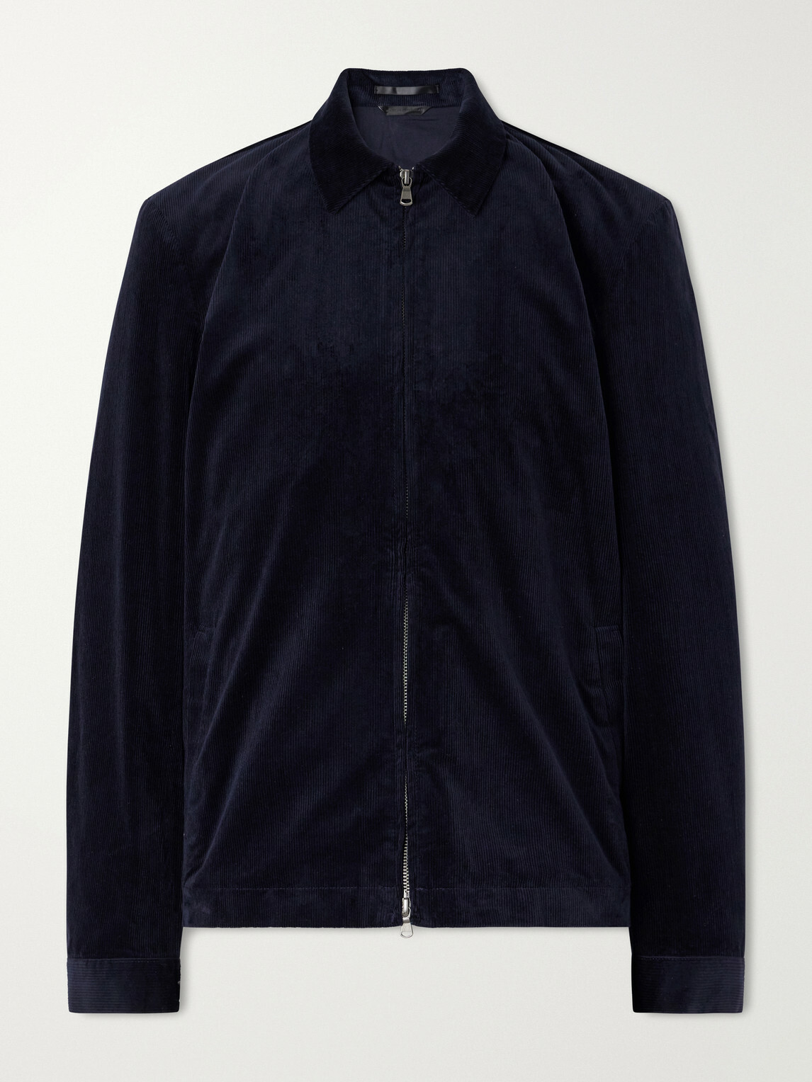 Sunspel - Cotton-Blend Corduroy Blouson Jacket - Blue