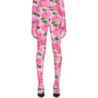 Richard Quinn Pink Floral Leggings