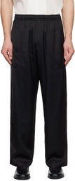 Bode Black Satin Track Pants