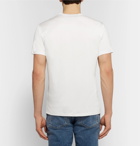 Theory - Claey Silk and Cotton-Blend T-Shirt - Ivory