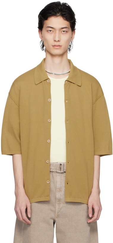 Photo: LEMAIRE Yellow Button Shirt