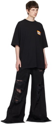 VETEMENTS Black 'My Name Is' T-Shirt