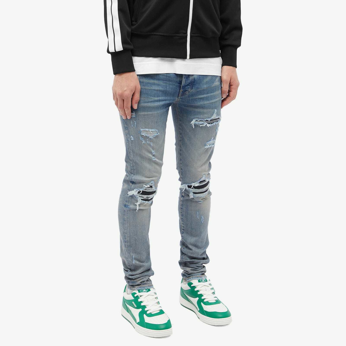 Jean Amiri Mx1 Skinny Vert à Carreaux - Taille 34/34 - Neuf Avec étiquettes