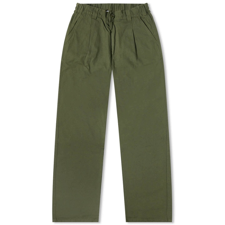 Photo: Service Works Men's Pleated Waiter Pants in Olive