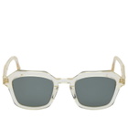 Oscar Deen Diego Sunglasses in Champagne/Green 