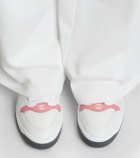Gucci Screener leather-trimmed sneakers