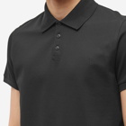 Saint Laurent Men's YSL Polo Shirt in Black