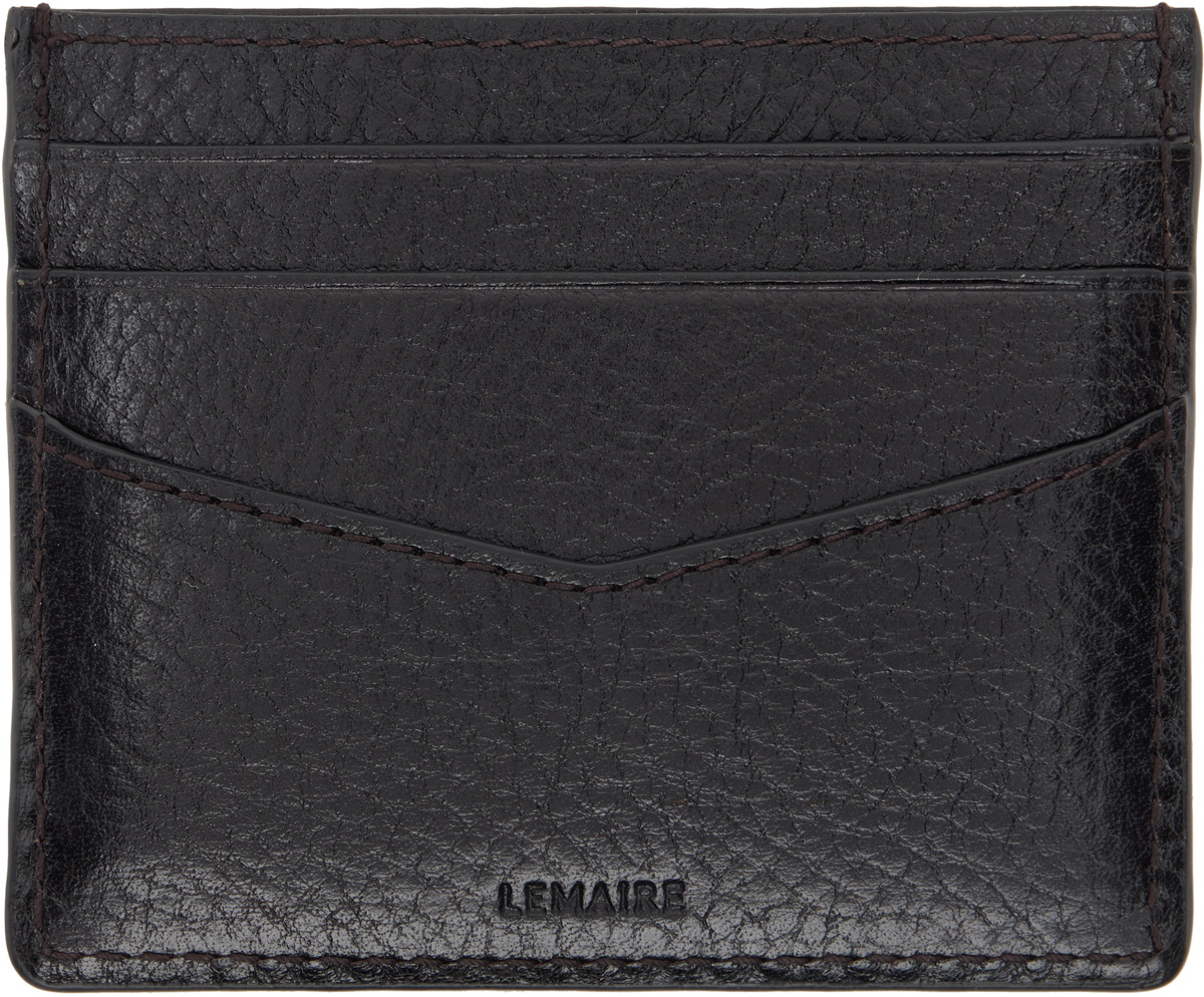 LEMAIRE Brown Gear Card Holder