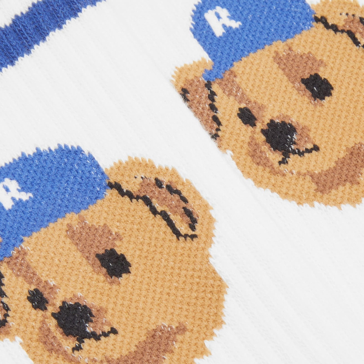 Rostersox Team Bear Socks in White
