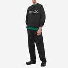 Kenzo Men's Bi-Colour Logo Crew Sweat in Black