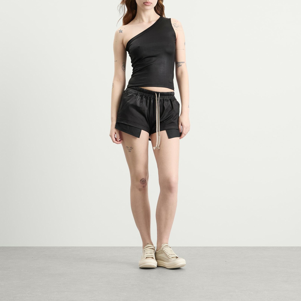 Rick Owens DRKSHDW Women's Fog Boxers in Black