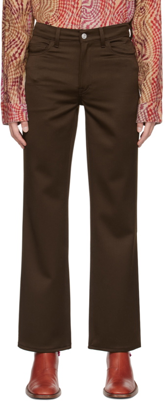 Photo: Our Legacy Brown 70s Cut Trousers