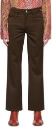 Our Legacy Brown 70s Cut Trousers