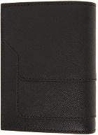 Marni Black Saffiano Leather Bifold Wallet