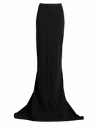 Rick Owens Womens Maxi skirt in Black