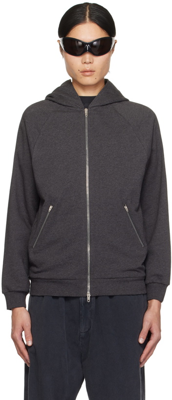 Photo: Balenciaga Black Zip Hoodie