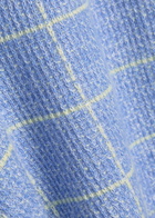 Guest In Residence Plaid Cashmere and Linen-blend Shorts Light Blue