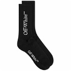 Off-White Men's Bookish Socks in Black/White