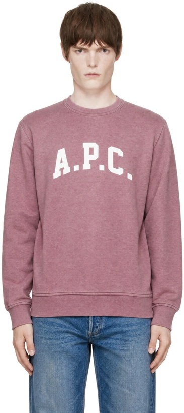 Photo: A.P.C. Red Harris Sweatshirt