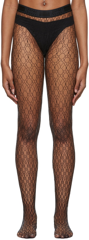 Photo: Wolford Black Art Deco Tights