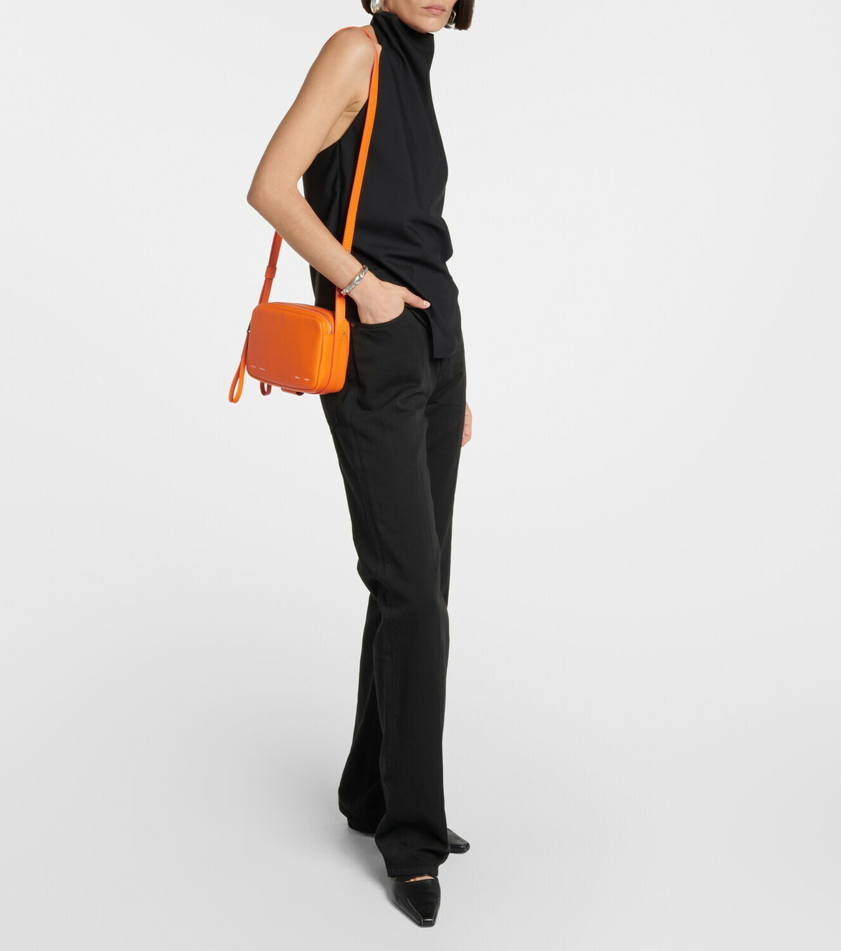 Proenza Schouler White Label Watts Small leather camera bag