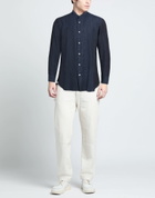 De Petrillo Mens Shirt Midnight in Blue