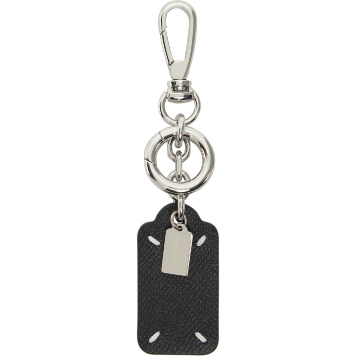 Photo: Maison Margiela Black Double Tag Keychain