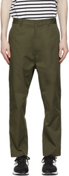 Comme des Garçons Homme Khaki Cotton Chino Trousers