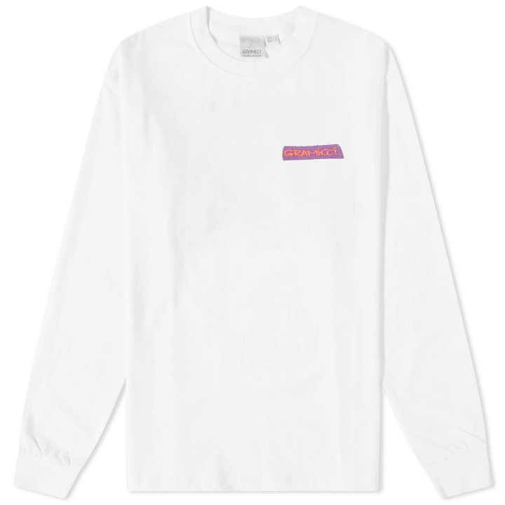 Photo: Gramicci Men's Long Sleeve Original Freedom T-Shirt in White