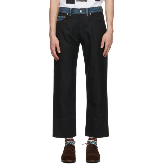 Photo: Junya Watanabe Black Levis Edition Hopsack Trousers