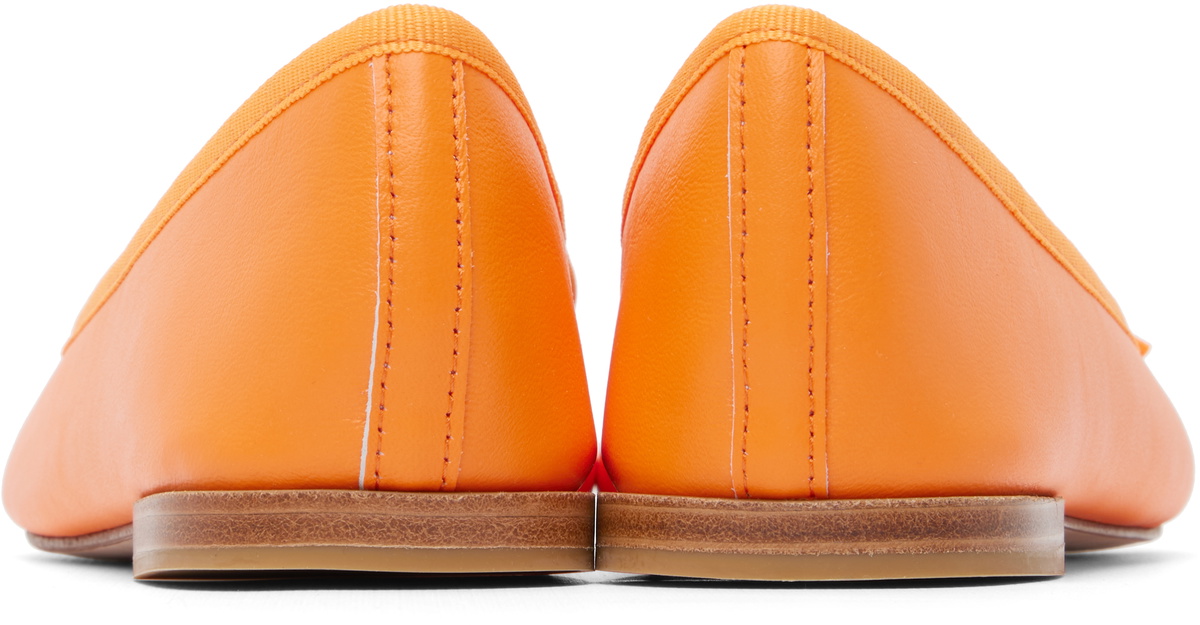 Repetto Orange Cendrillon Ballerina Flats
