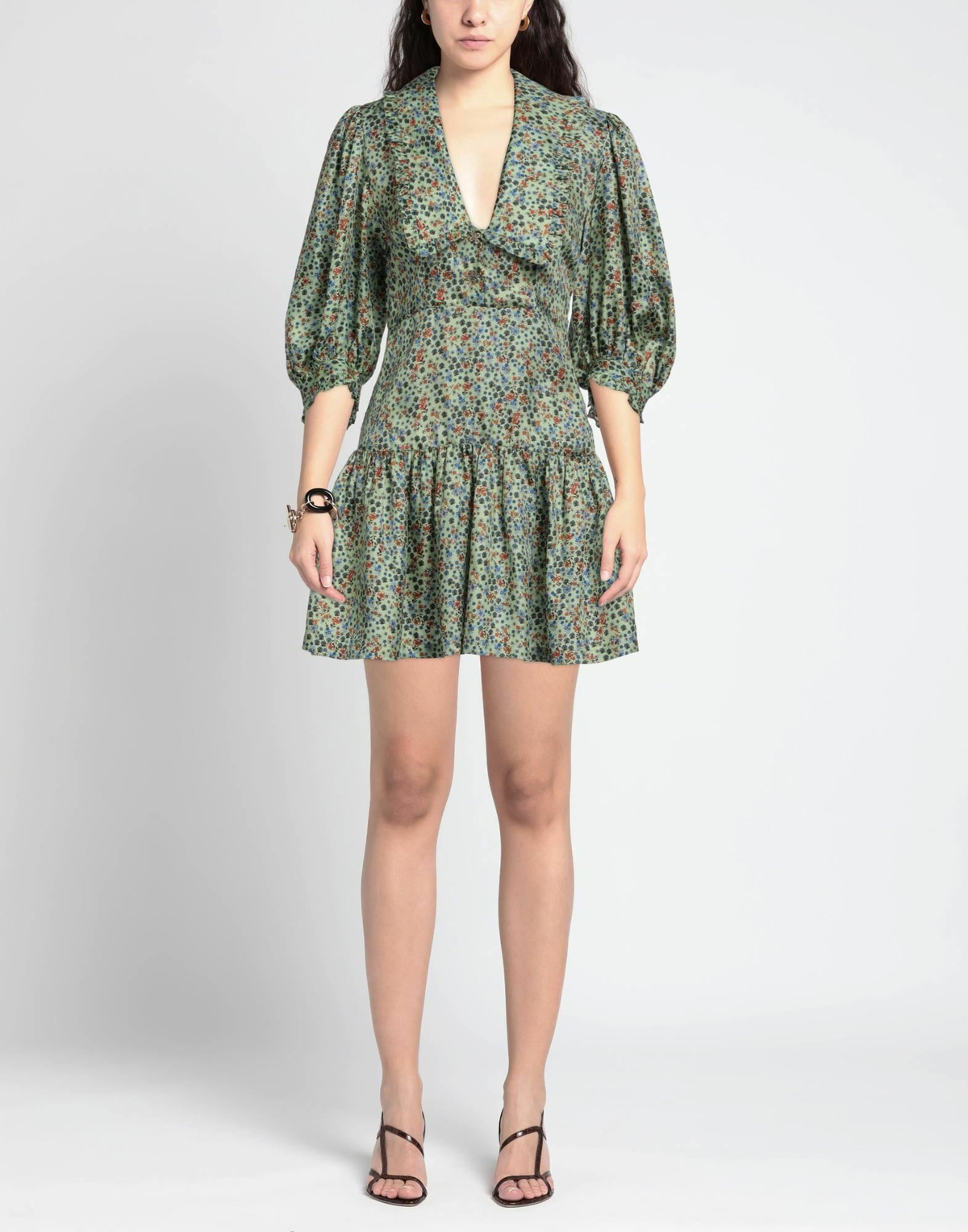 Sandro Womens Mini dress in Sage green