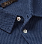 Loro Piana - Cotton-Piqué Shirt - Blue