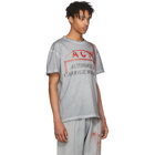 A-Cold-Wall* Grey and Red Authorised Carrige Worker T-Shirt