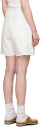 SLVRLAKE White Sienna Denim Shorts