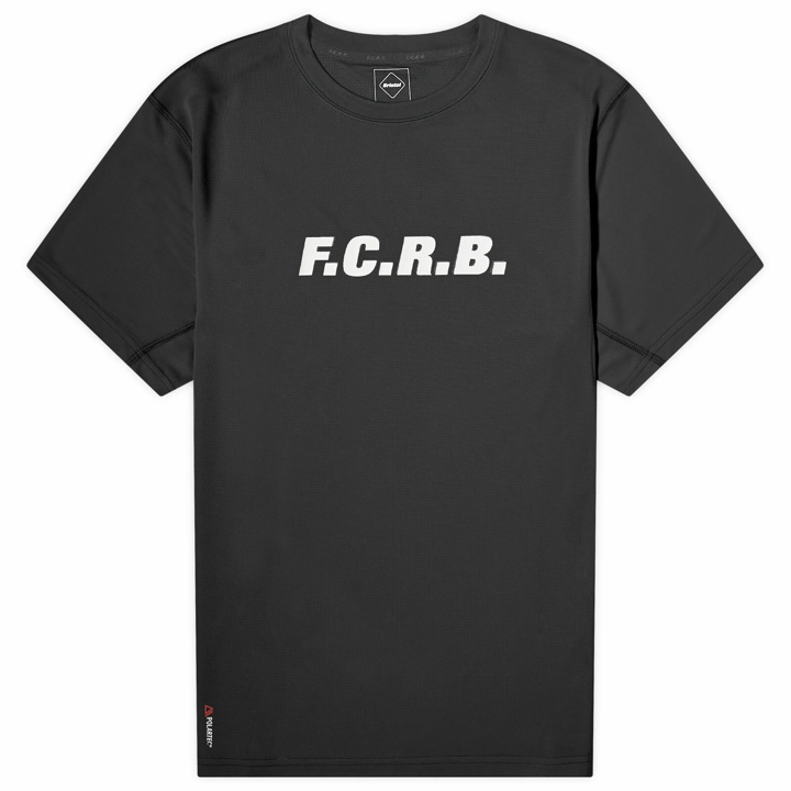 Photo: F.C. Real Bristol Men's Polartec Power Dry Authentic T-Shirt in Black