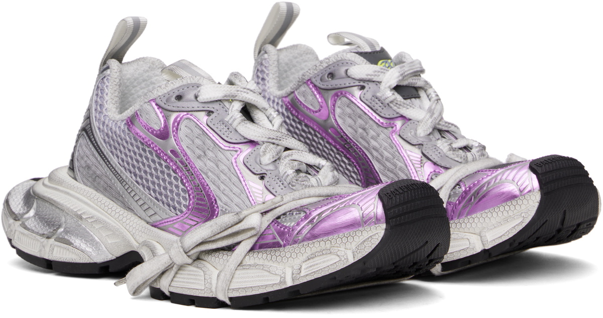Balenciaga Gray & Purple 3XL Sneakers Balenciaga