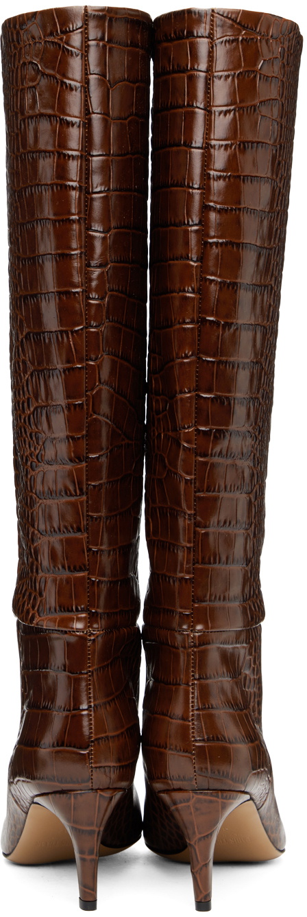 Paris Texas Brown Stiletto 60 Tall Boots Paris Texas