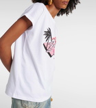 Balmain Rosa Flamingo cotton jersey T-shirt