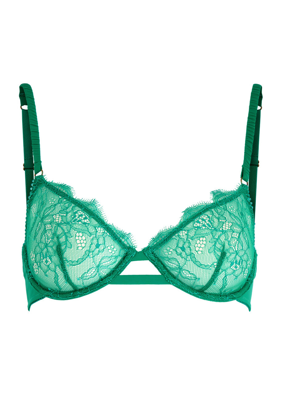 Love Stories Romeo Lace Underwired bra Green