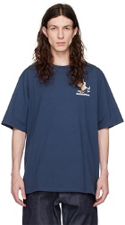Maison Kitsuné Blue Small Dressed Fox T-Shirt