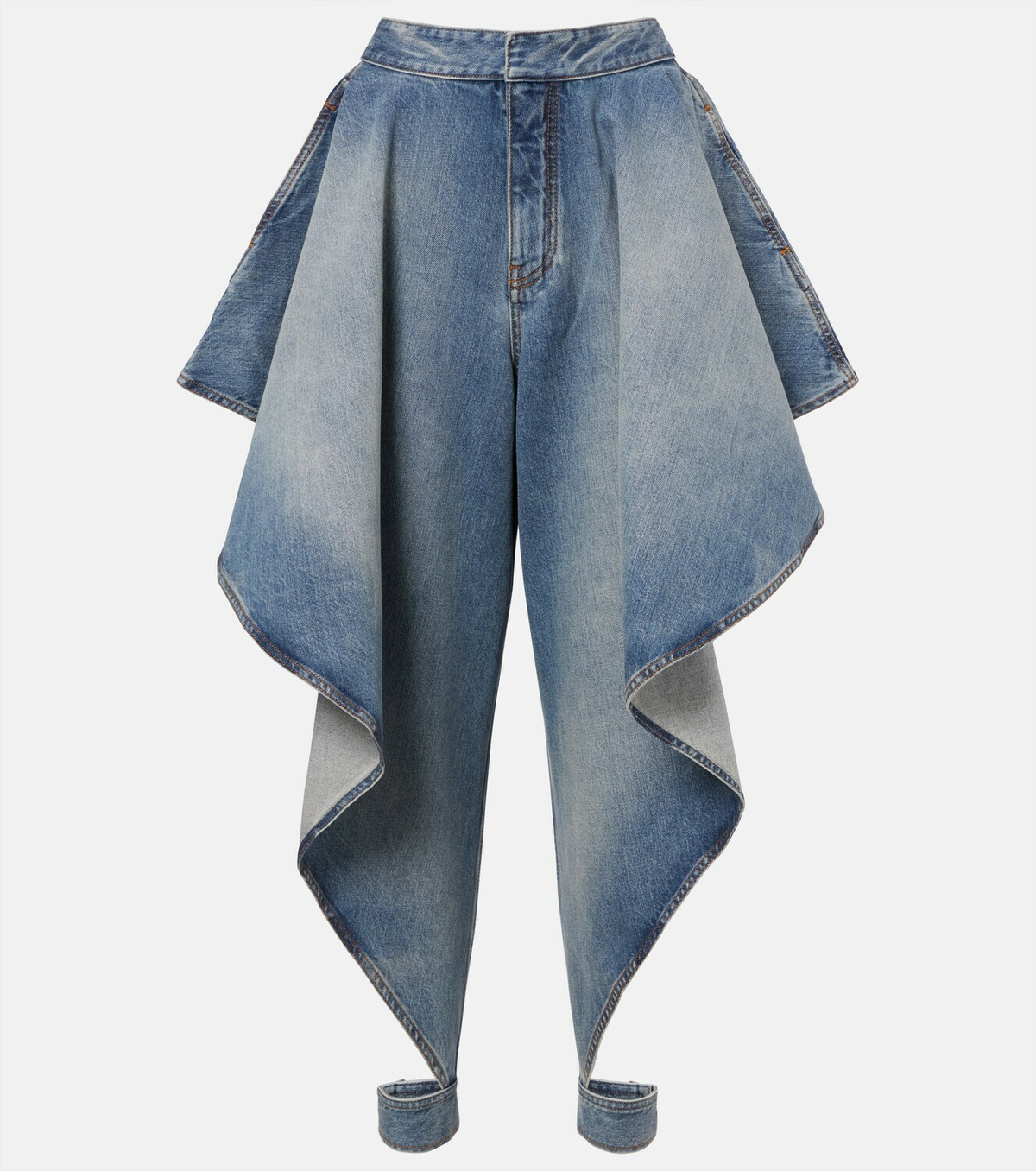 Alaïa Draped tapered jeans