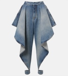 Alaïa Draped tapered jeans