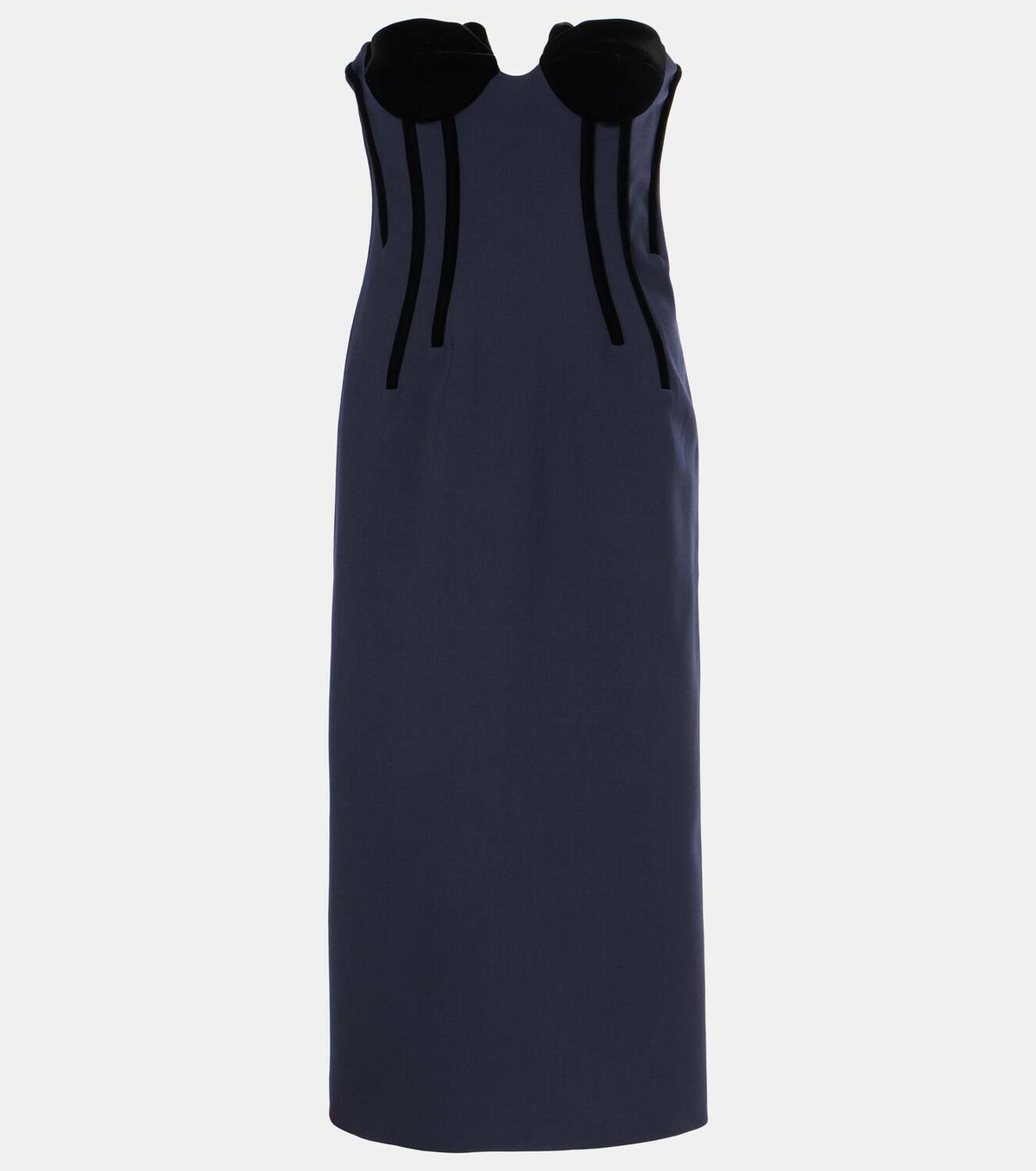 【送料&関税込】SportMax Anemone Dress Sportmax Anemone wool-blend bustier midi dress Sportmax